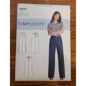 Simplicity S8701 Pattern Misses Pants Sewing Pattern Size 16-24 Uncut